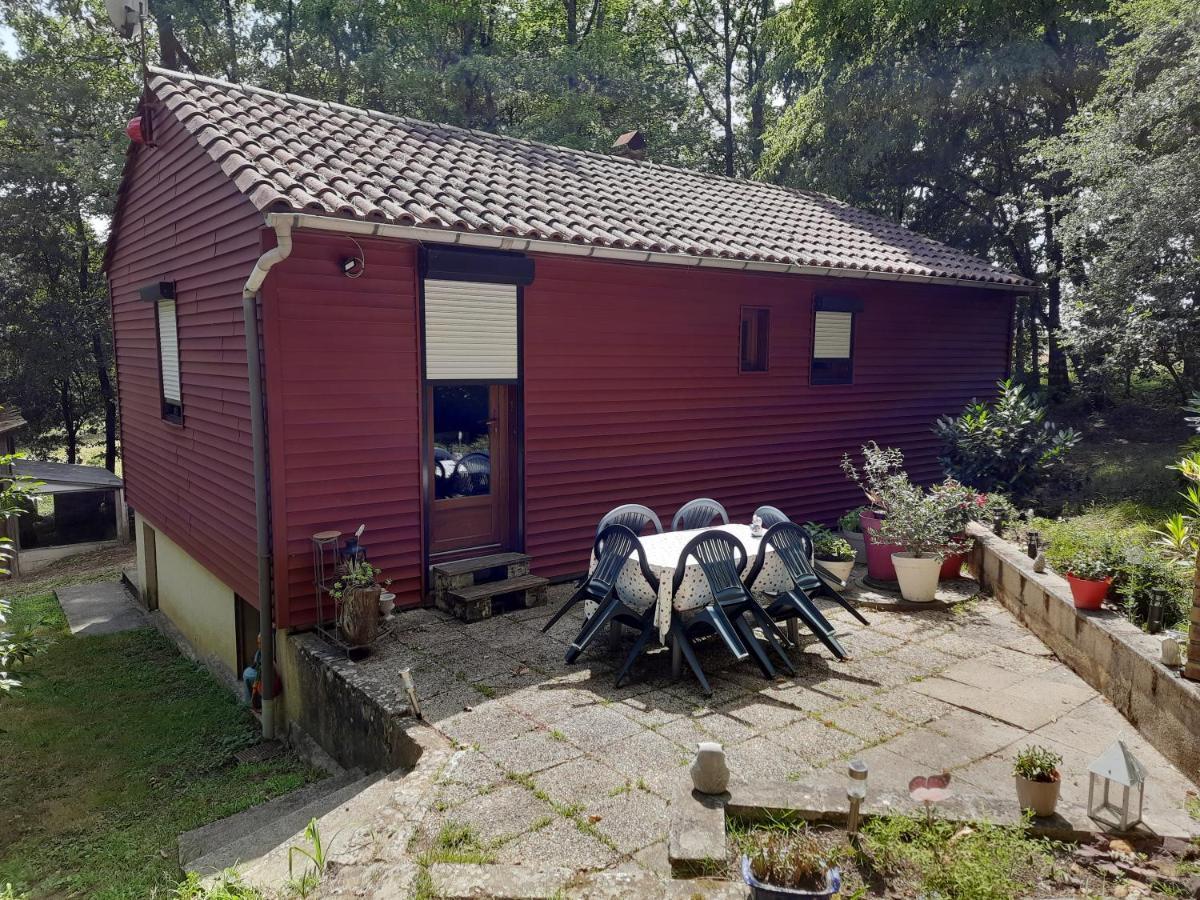 Chalet isolé a 2km de Sarlat Saint-Andre-d'Allas Exterior foto